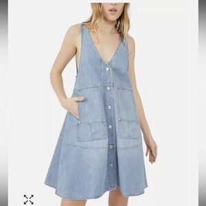 NWT free people pocket full of sunshine mini dress